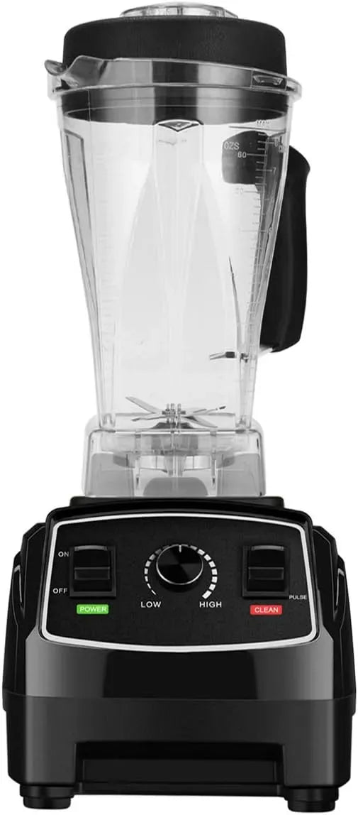 Blender, 2 L, 2200 W, acier inoxydable, noir, mixeur électrique
