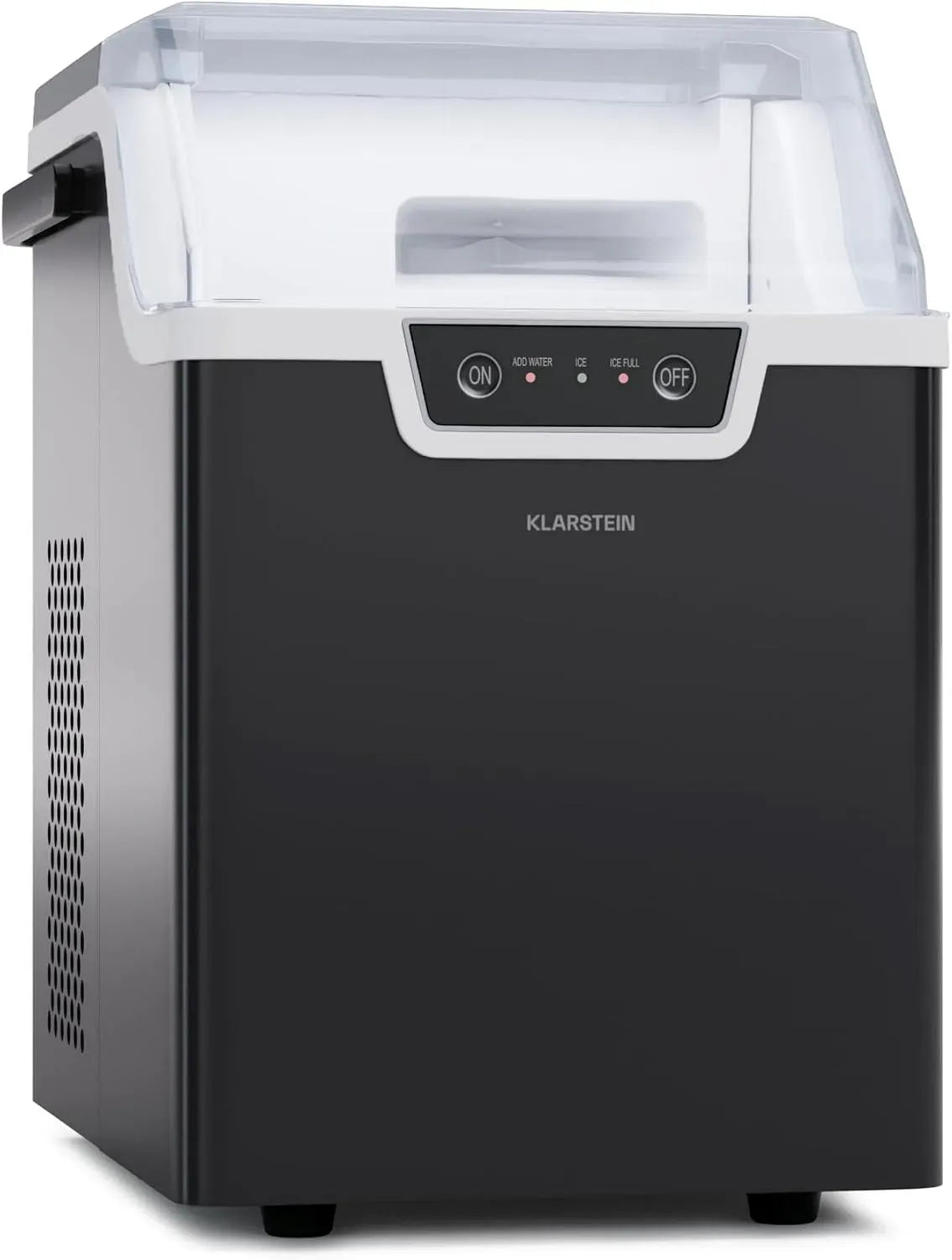 Klarstein Machine à glaçons, 1,7 L, 200 W, portable, Ice Maker 12kg de Glace, Fonctionnement Rapide 4 min