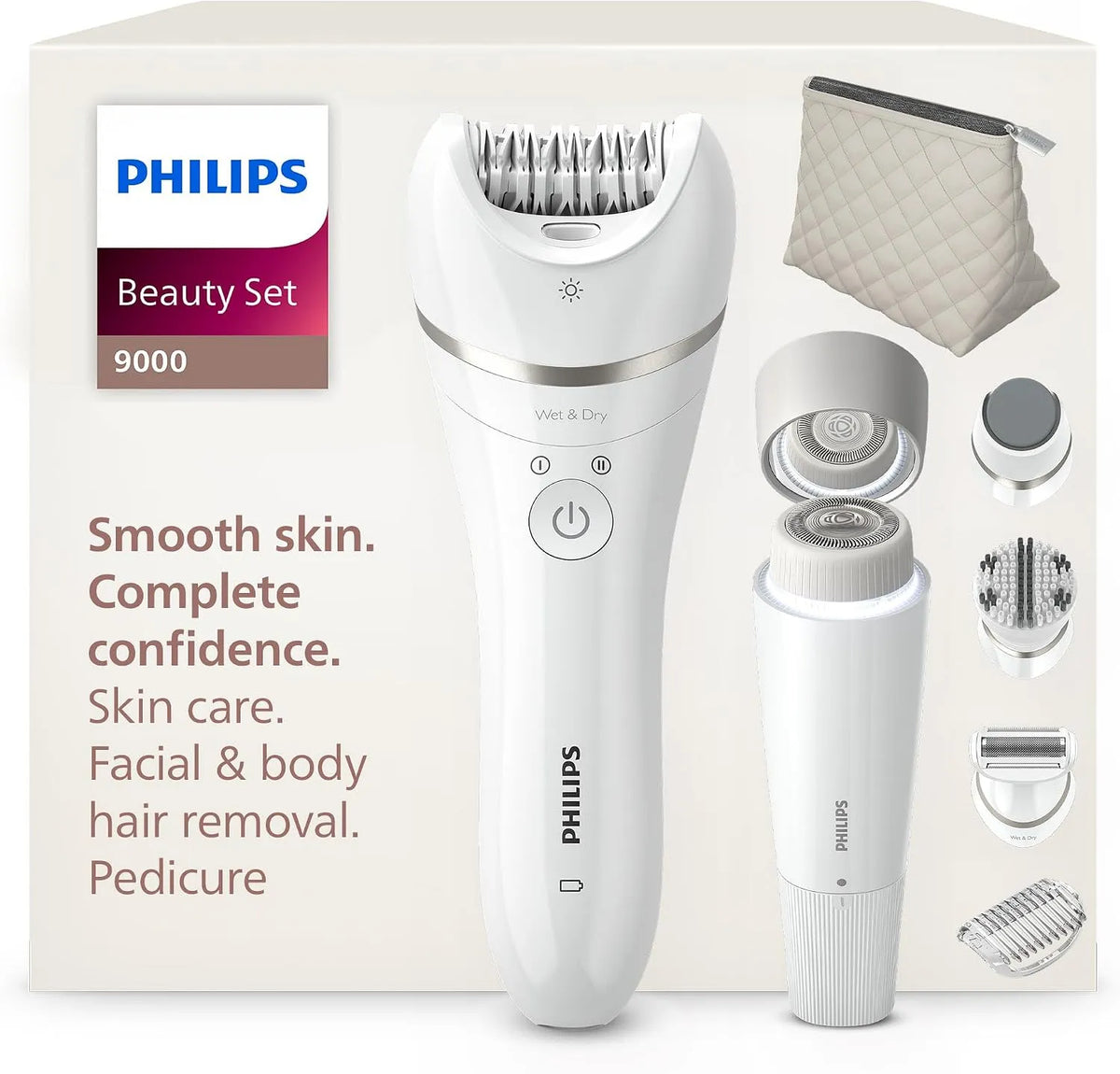 Philips BRE770/92 Accessoire pour appareil, dalle IPS, Beauty Set série 9000