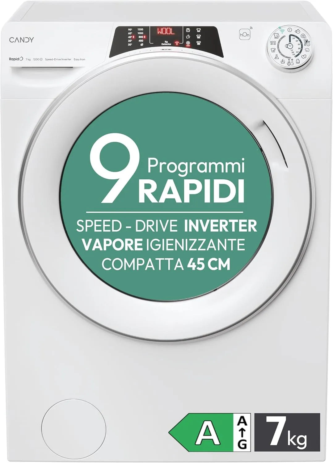 Lave-linge, LAVATRICE RO4 1274DWMT/1-S, machine à laver le linge