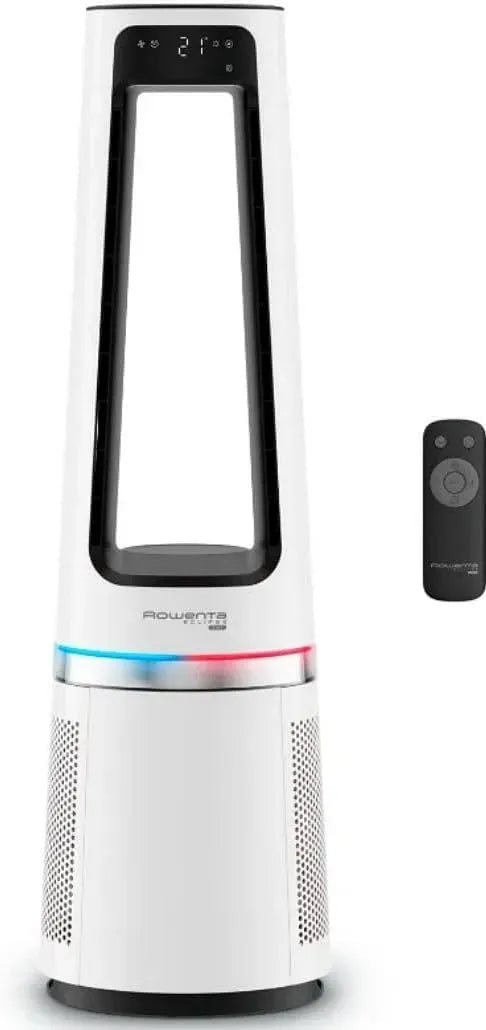Rowenta QU5060F0 Purificateur d'air, 2100 W, dalle IPS, blanc