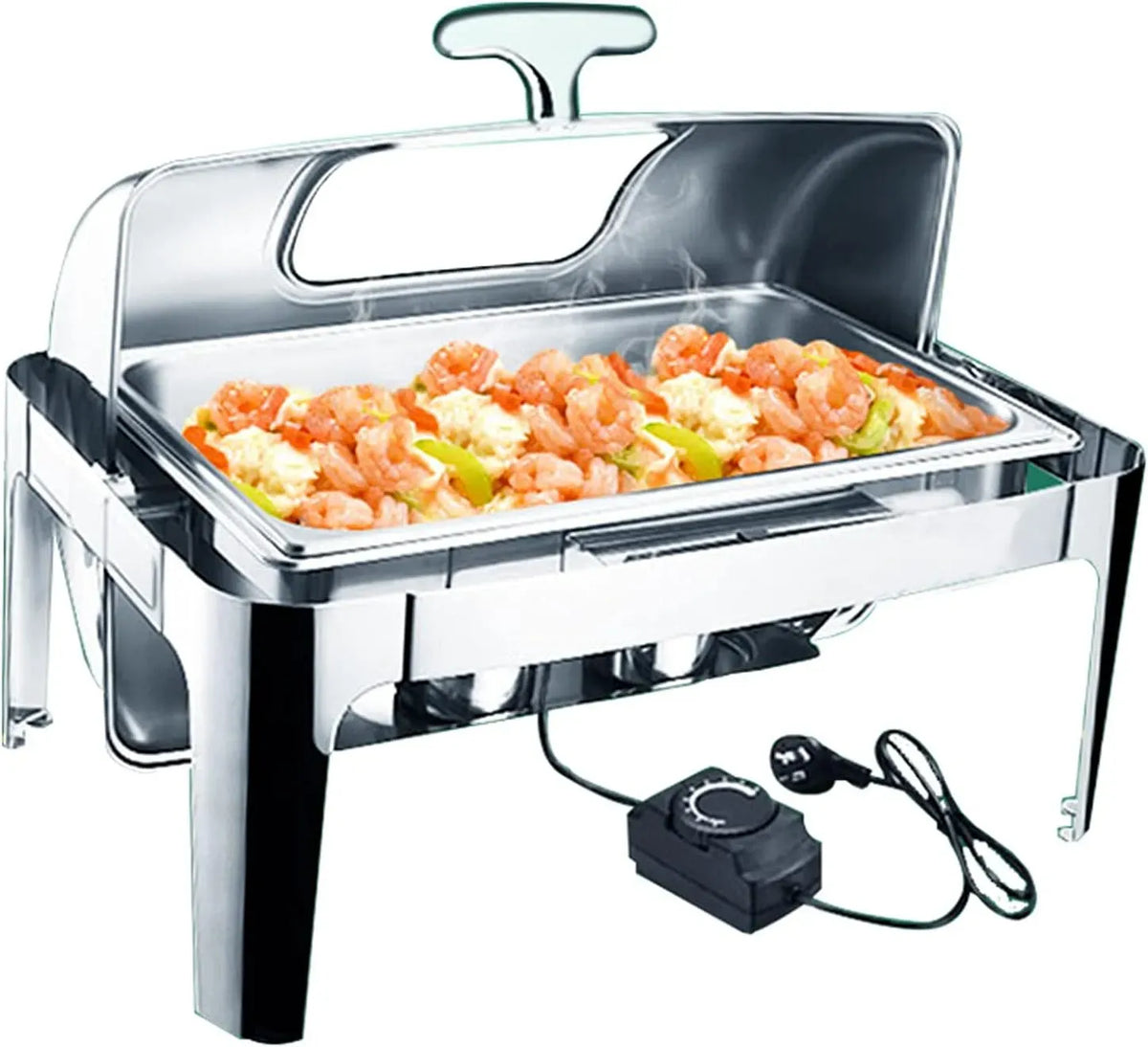 Chauffe-plats de buffet, 13 L, acier inoxydable