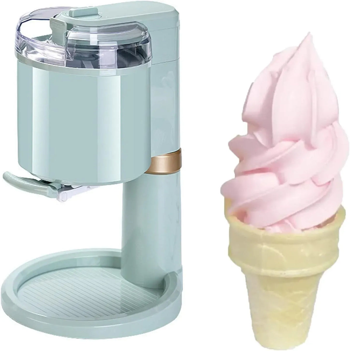 Machine à Glace, machine à glace et sorbet, 1 L, amovible, vert