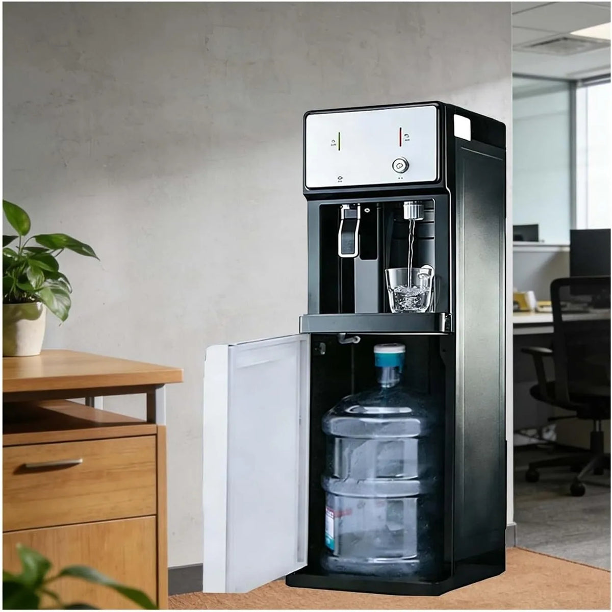 Entreprise, autonome, Bureau À Domicile, Unité Autonome Alimentée par Le Réseau Électrique Fontaine A Eau