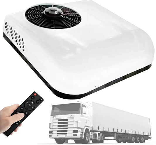 Climatiseur, 12 V, Climatiseur 12V/24V, silencieux, camping, Refroidissement Rapide et Silencieux 24V, de Toit pour Camping-Car