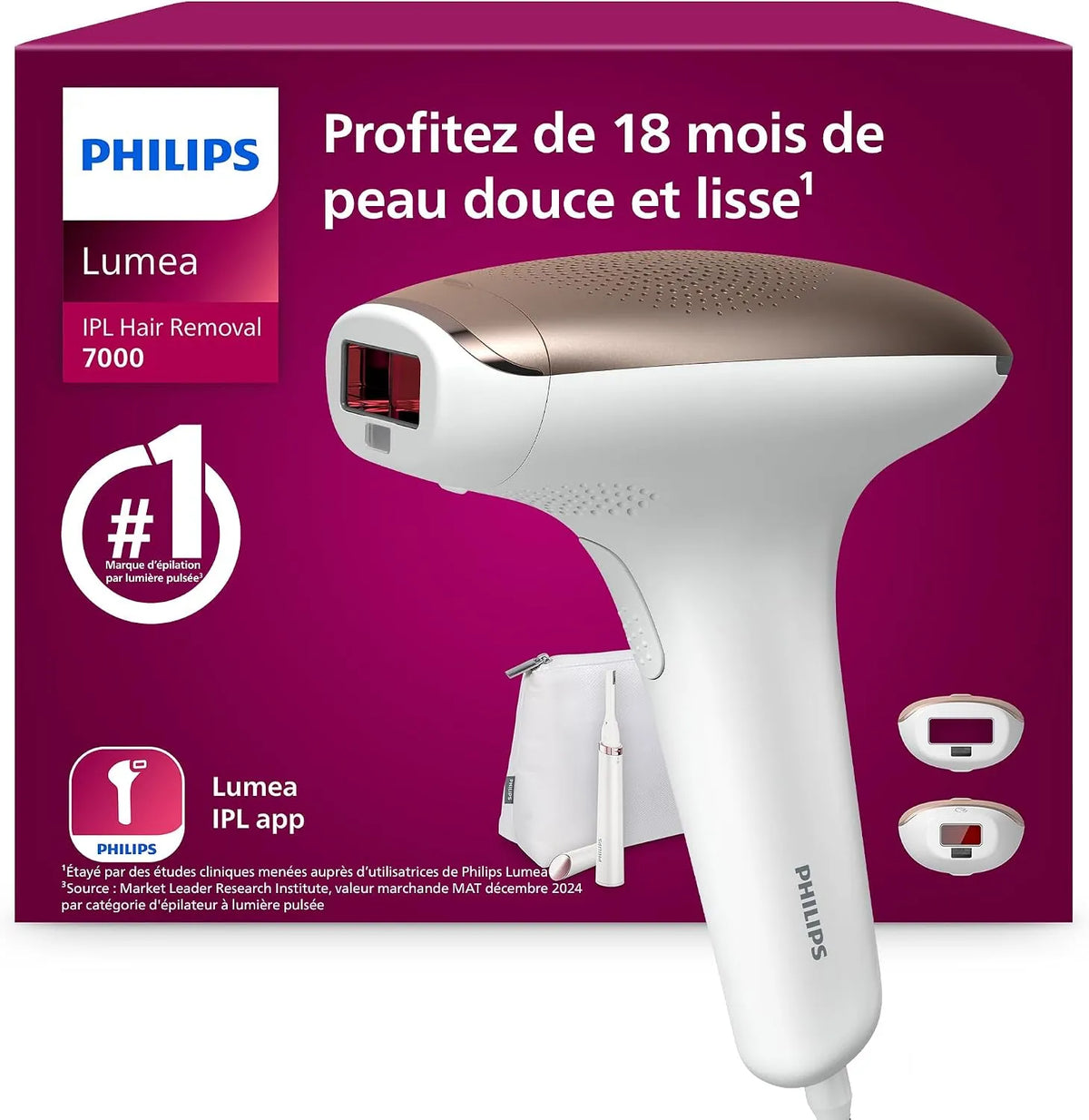 Philips BRI921/00 appareil d'épilation électrique pour femme, Épilateur, dalle IPS, pour le corps et le visage