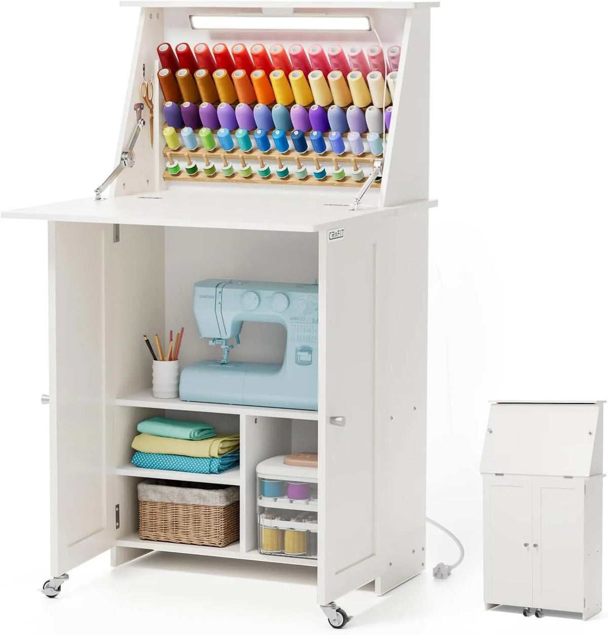 Machine à Coudre, Armoire, Station, Table, machine à coudre électrique, pour Machine à Coudre avec lumières sous Armoire