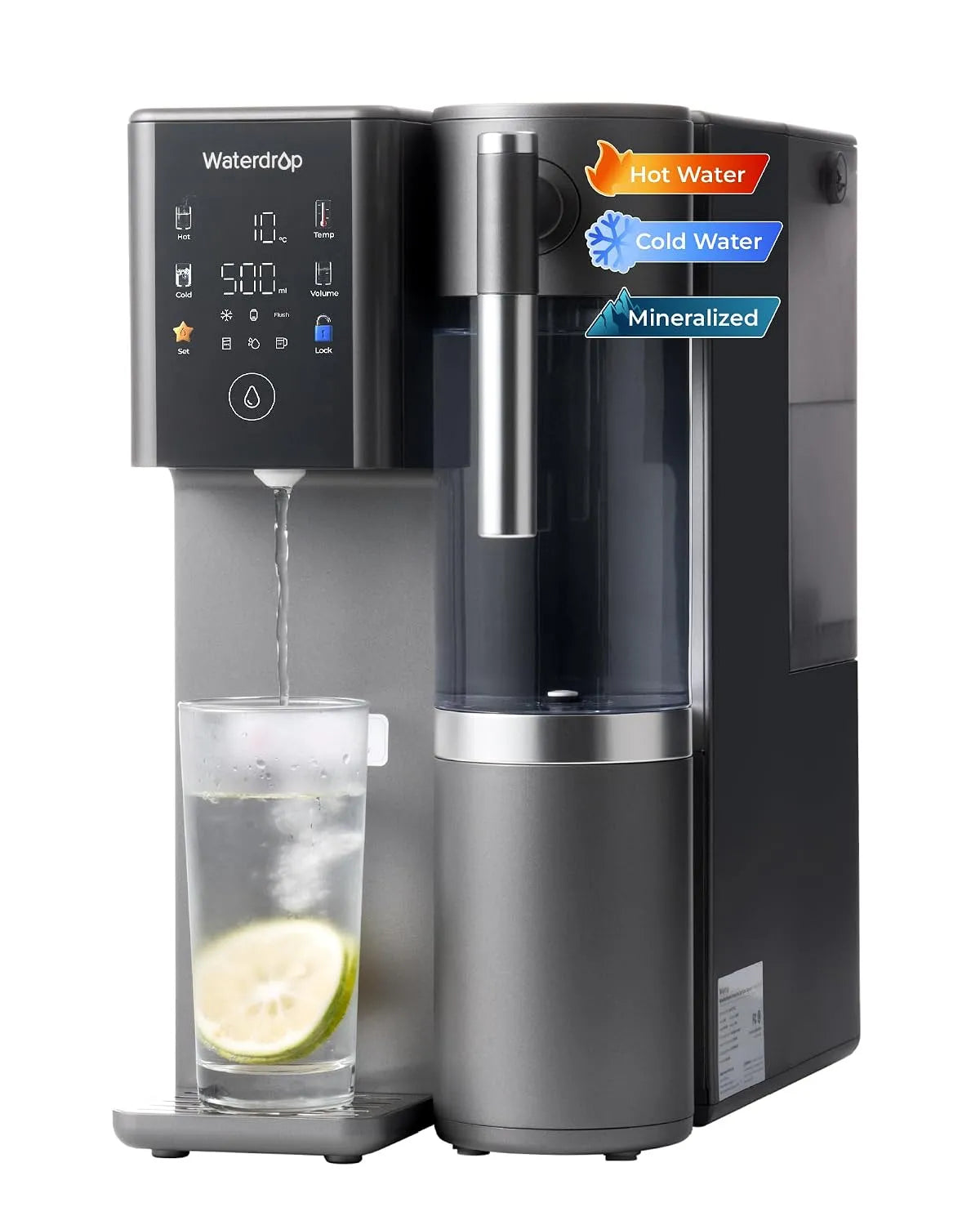 A2G Chaud Instantanés & Froid, Waterdrop RO Minéralisée de Comptoir
