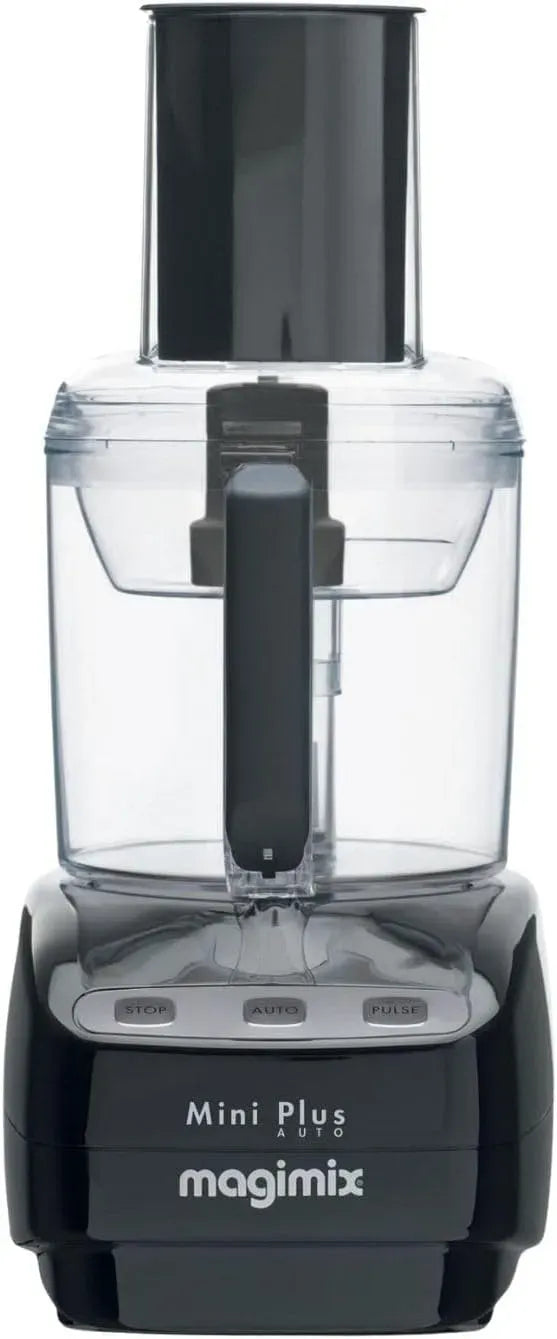 Robot de cuisine, 1,7 L, noir, machine de cuisine, Magimix Robot de Cuisine Multifonction Mini Plus 1,7 L