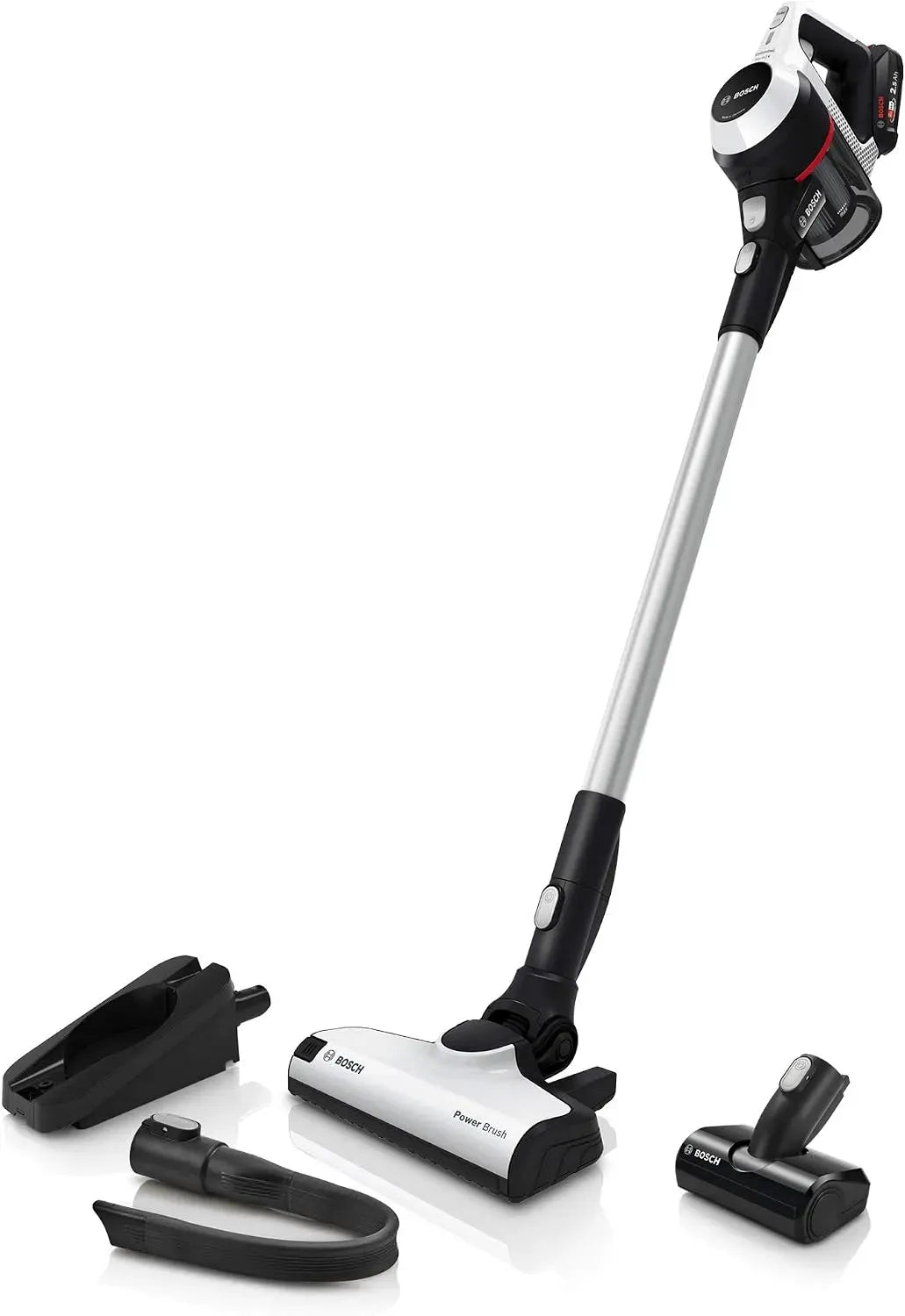 Bosch Serie 6 BKS611MTB Aspirateur, noir, appareil électrique d'aspiration, aspirateur Balai et Balai électrique sans Sac Noir