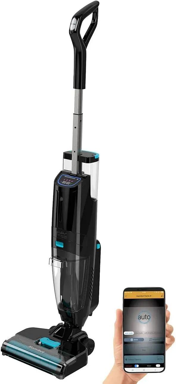 Aspirateur BWS-400, appareil électrique d'aspiration, Aspirateur balai connecté sans fil avec fonction lavage et UV-C Sichler Haushaltsgeräte