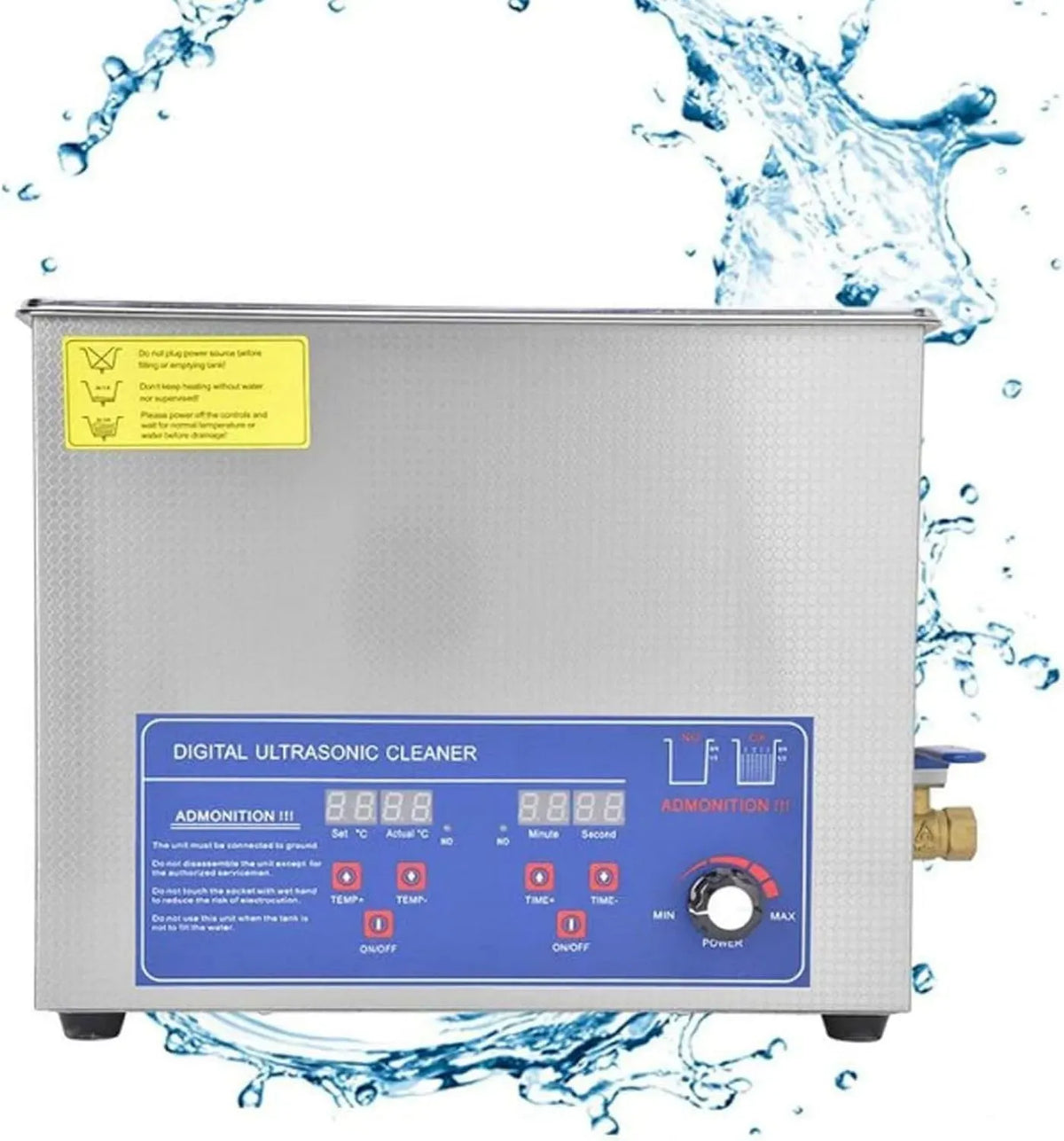 6L/10L/15L Machine De Nettoyage, Nettoyeur, cuve de nettoyage à ultrasons, 15 L, 6 L, 10 L, professionnel