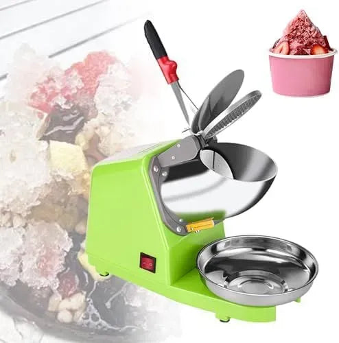 haute efficacité, Broyeur à glace électrique avec deux lames en acier inoxydable, capacité de 2 L, fonctionnement silencieux pour cocktails, bars