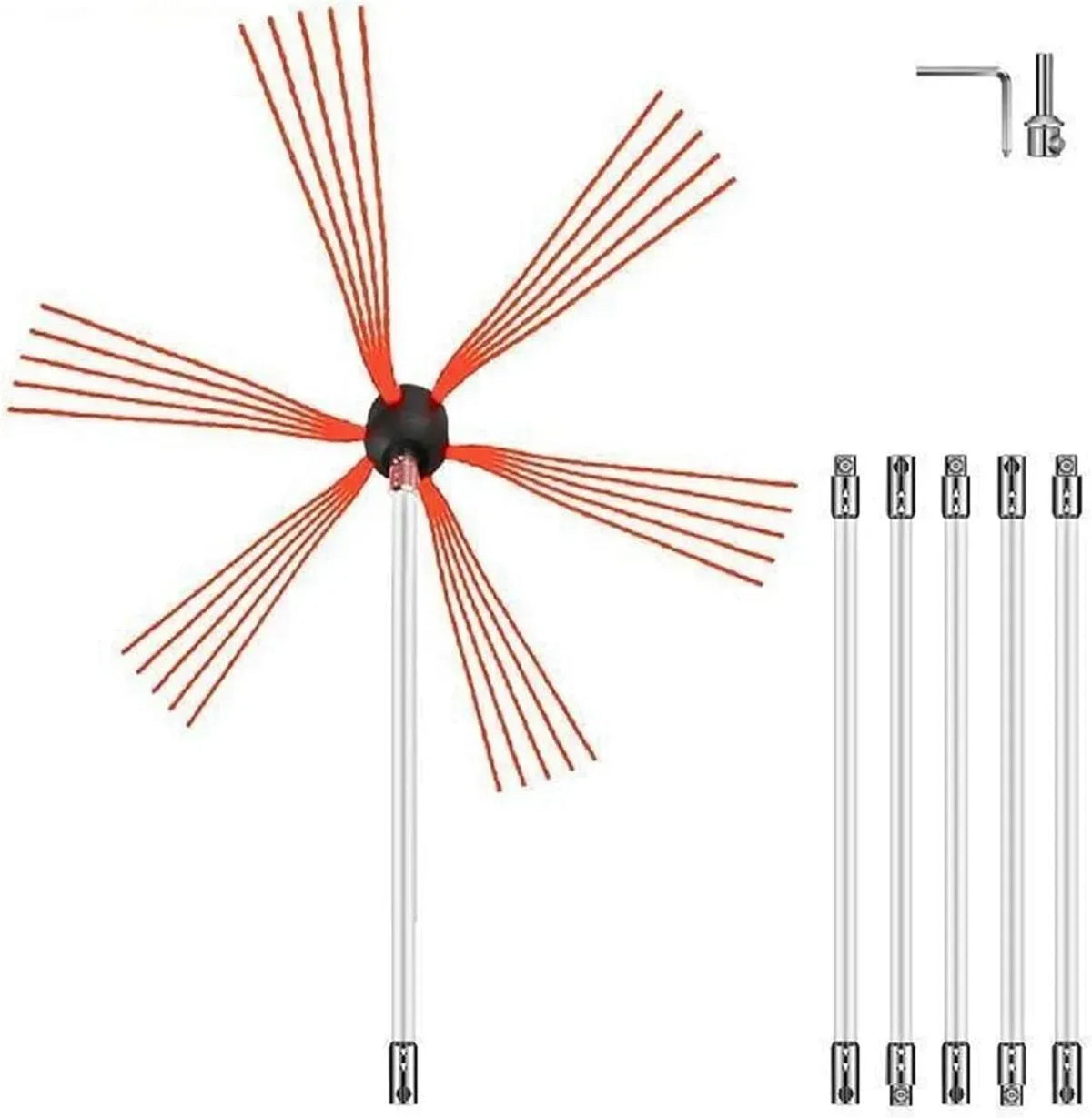 Nettoyeur, brosse, industriel, Flexible, industriels