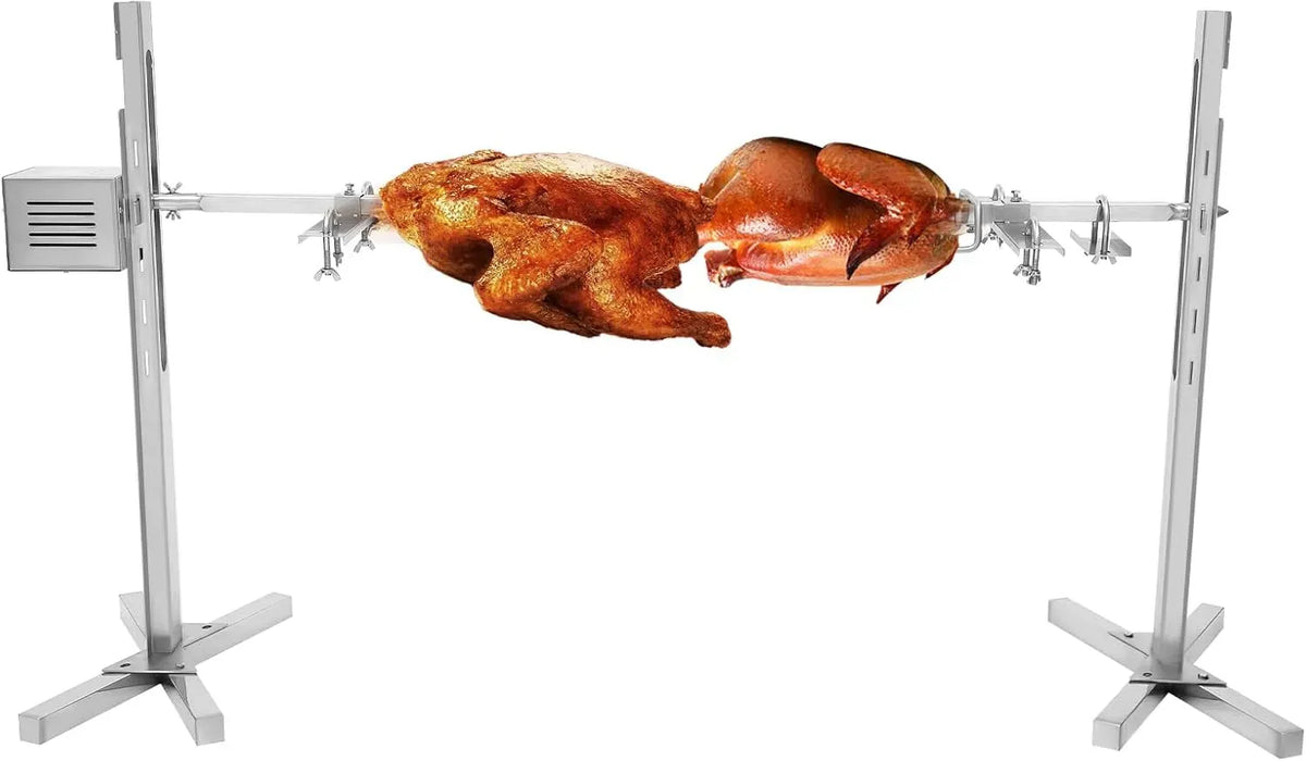 Barbecue, support, 220 V, acier inoxydable, pour poulet et cochon de lait
