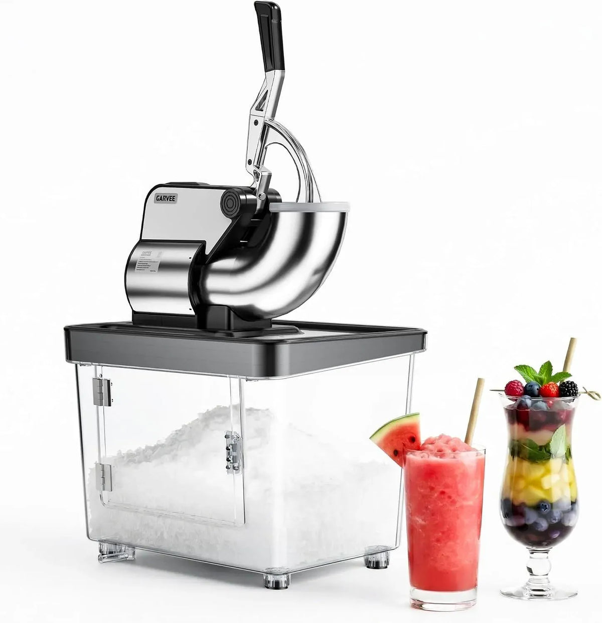 300kg/h machine à glace et sorbet, 34 L, 300 W, 300 kg, restaurant, acier inoxydable, Maison