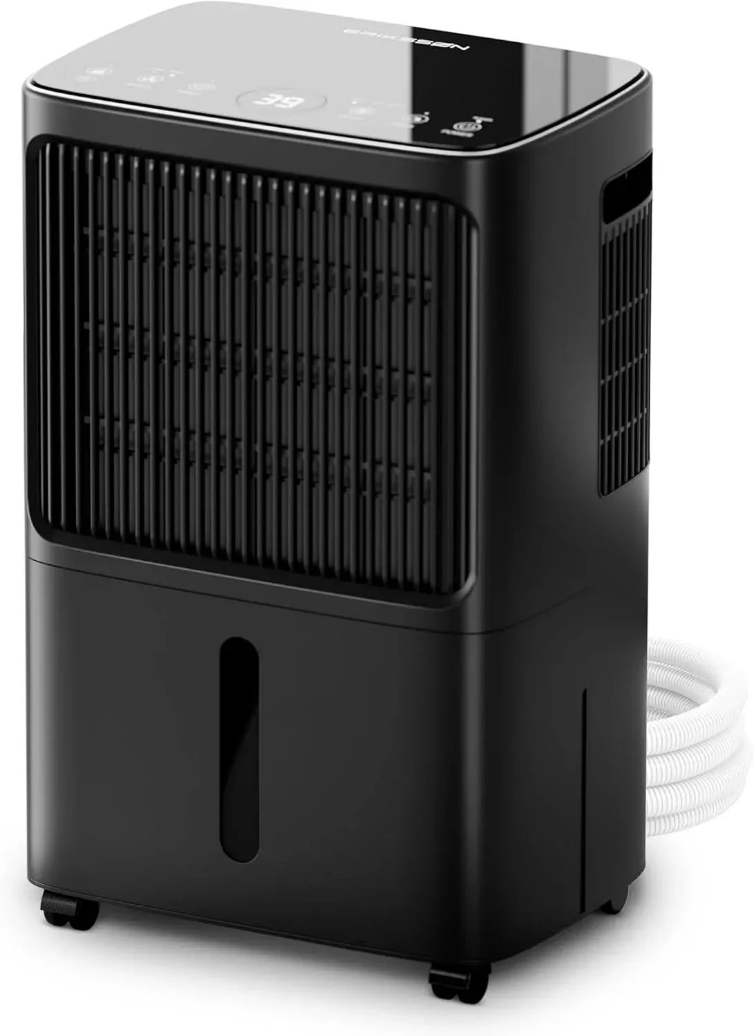 Déshumidificateur, 16 L, minuteur, verrouillage, Élimine 16 L d'humidité par 24 h, Pour une pièce d'environ 70 m², 140 m³