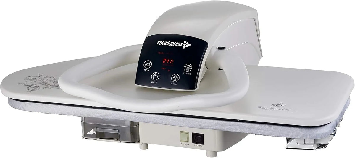 81HD Presse, filtre, housse, presse à repasser vapeur, système de filtration d'eau potable, 81 cm, professionnel, blanc, Speedypress