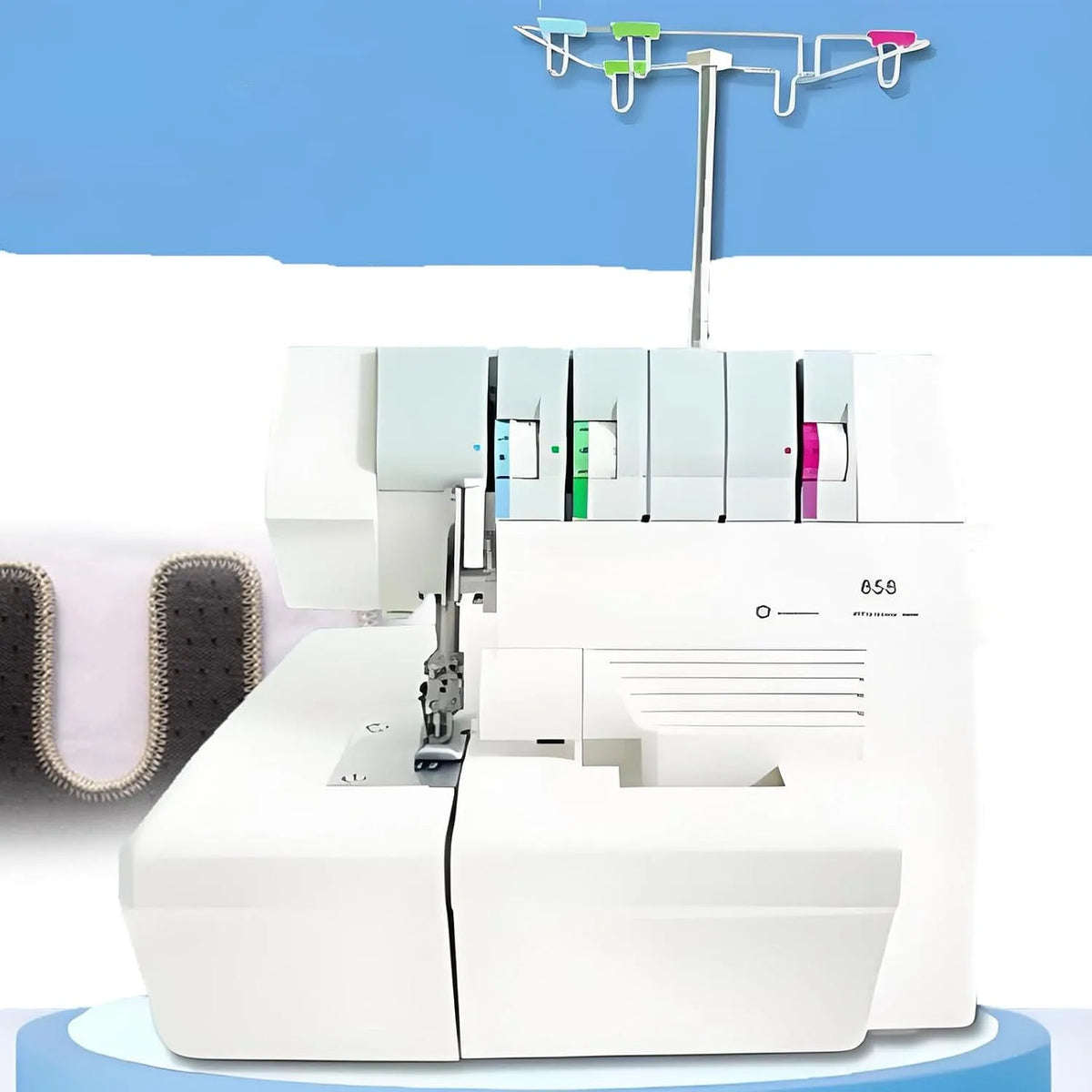 Accessoire pour appareil, professionnel, Surjeteuse Robuste à Point de Recouvrement 2-3-4-5 Points