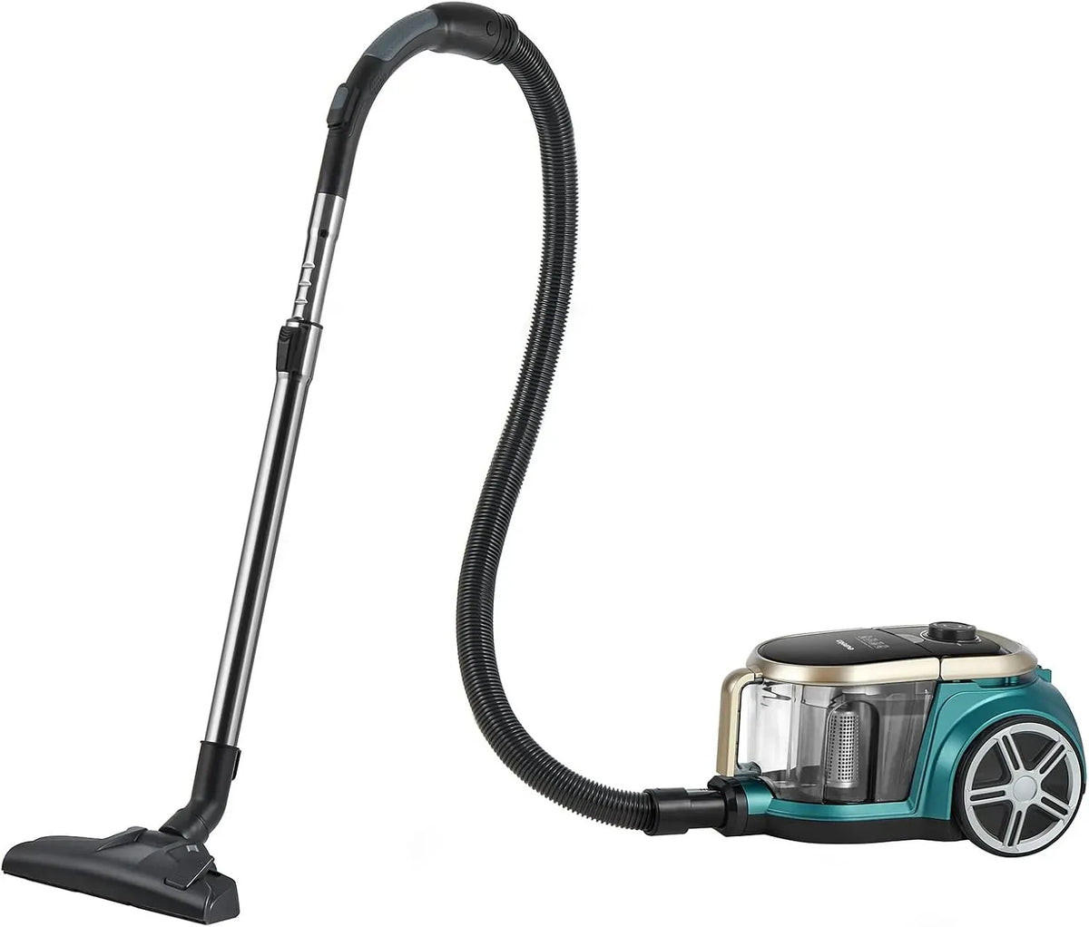 Aspirateur, 2,2 L, 240 W, vert, 72 décibels, appareil électrique d'aspiration, Aspirateur sans Sac