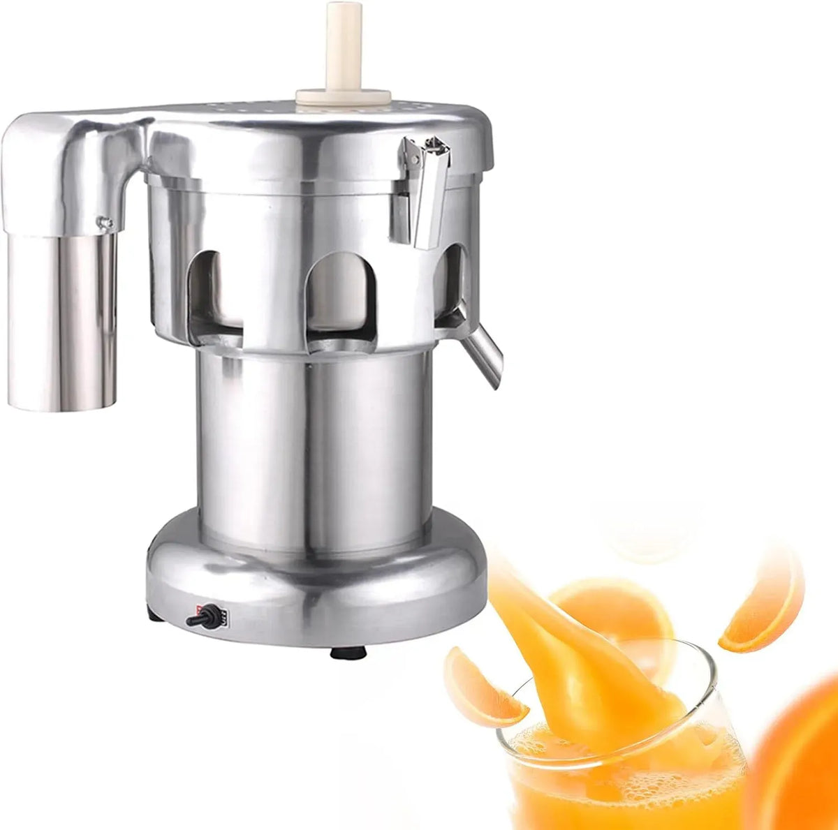 Extracteur de jus, 350 W, professionnel, restaurant, acier inoxydable