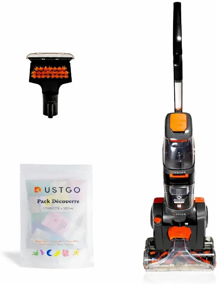Brosse, Câble, 1,3 L, 800 W, 2,6 L, 7,2 m, grand réservoir