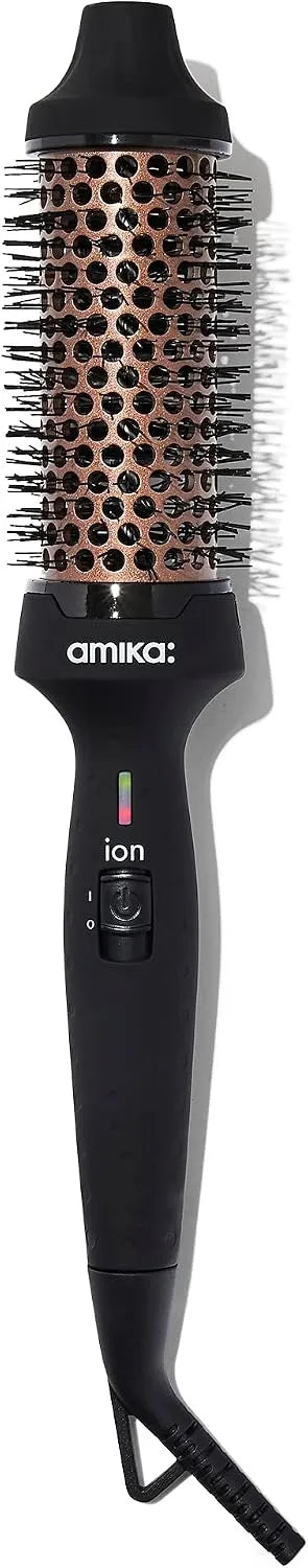 Brosse, noir, amika Blowout Babe Brosse thermique Noir