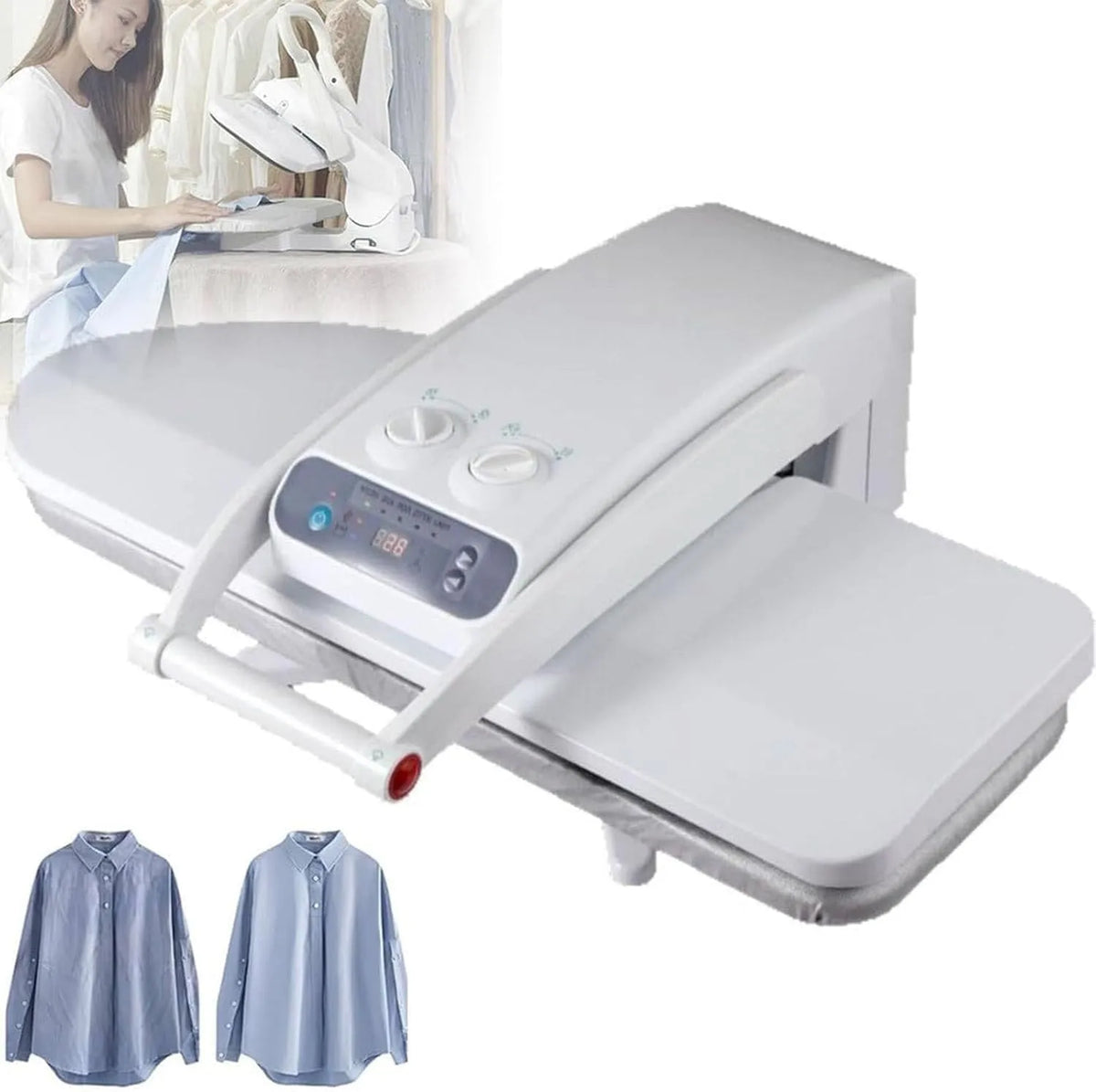 Presse, presse à repasser vapeur, 800X310Mm, 1800 W, 65 cm, grand réservoir, professionnel, pour Linge