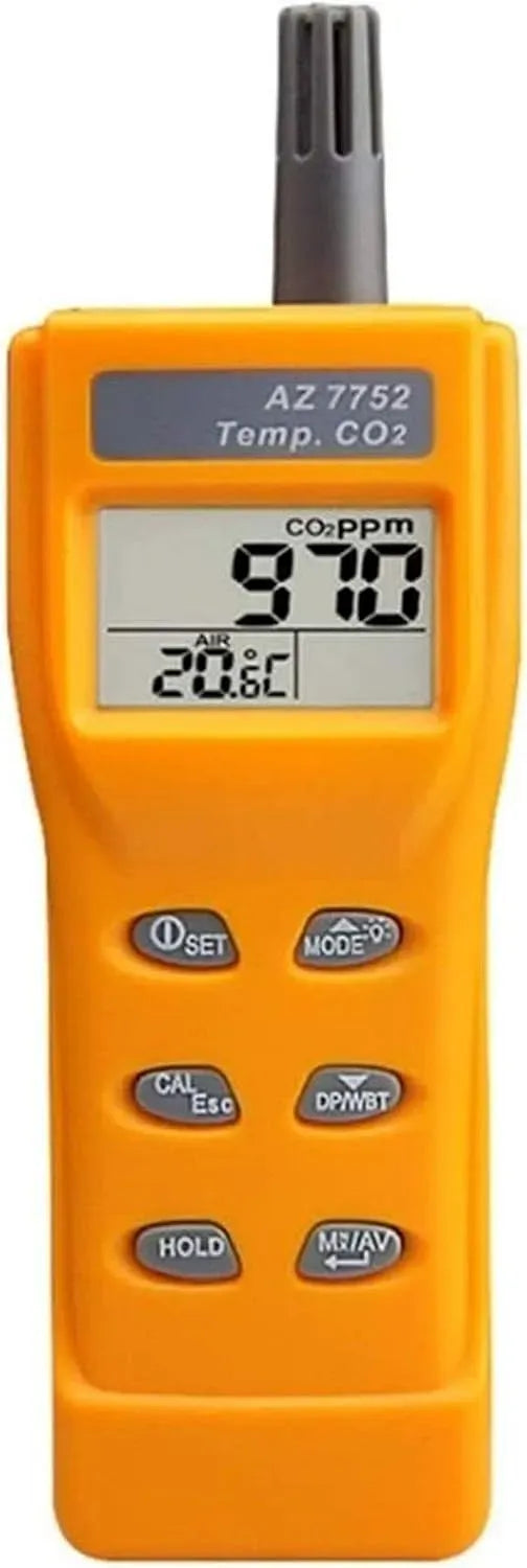 CO2 Détecteur, Batterie, Portable, 1 M, écran LCD, WJJ