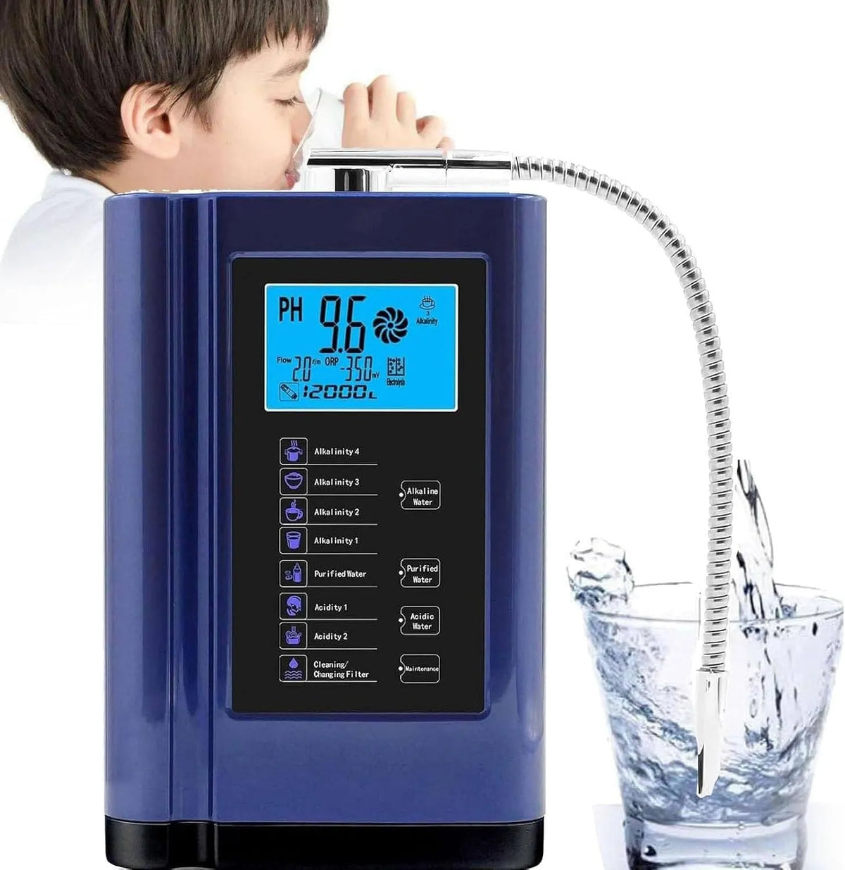 Filtre, système de filtration d'eau potable, bleu, pour la Maison
