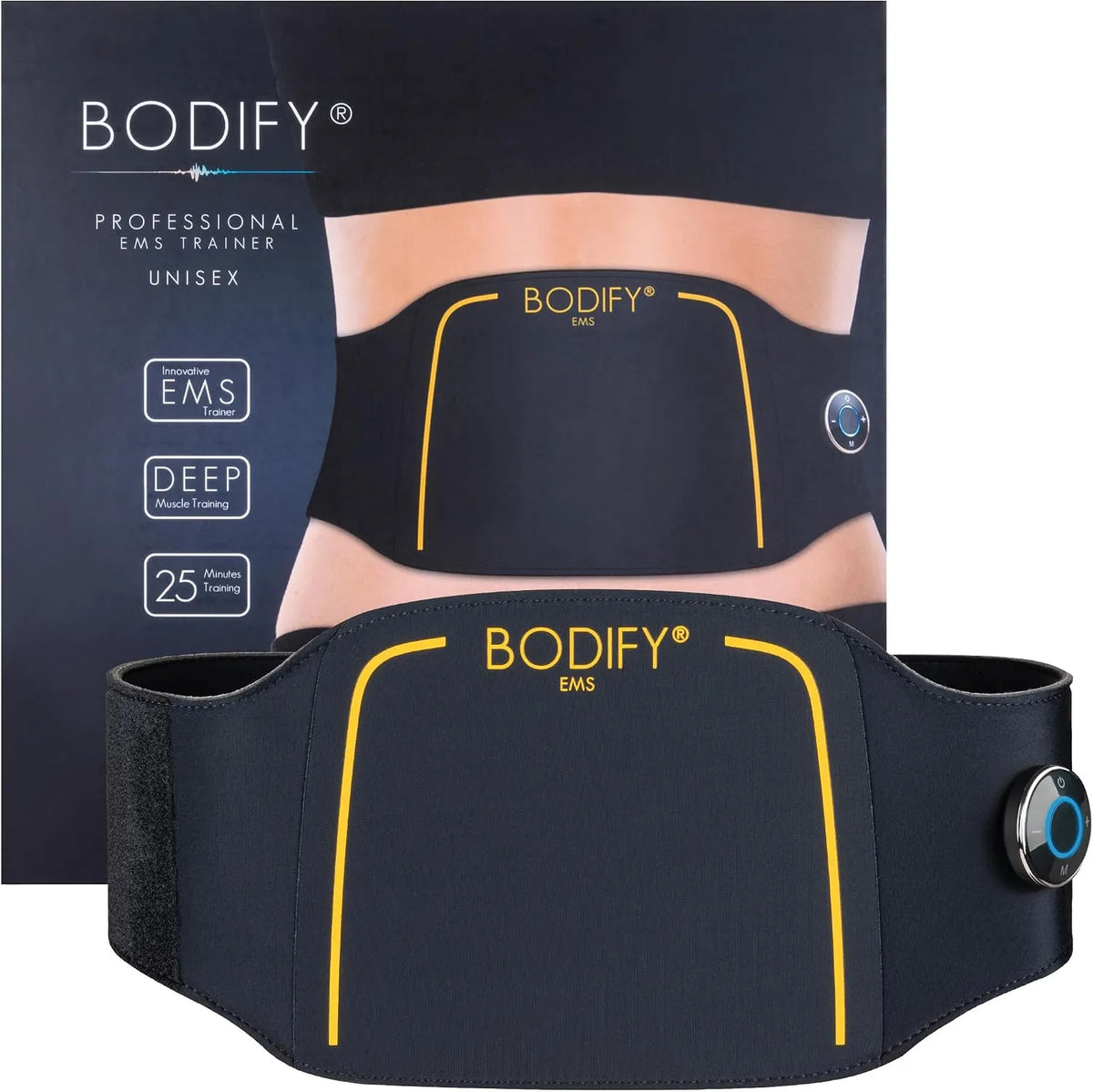 Entraînement EMS, Activation ciblée des Muscles du Dos, Bodify® EMS Back Trainer Pro, Activation Musculaire, pour Hommes et Femmes L'ORIGINAL