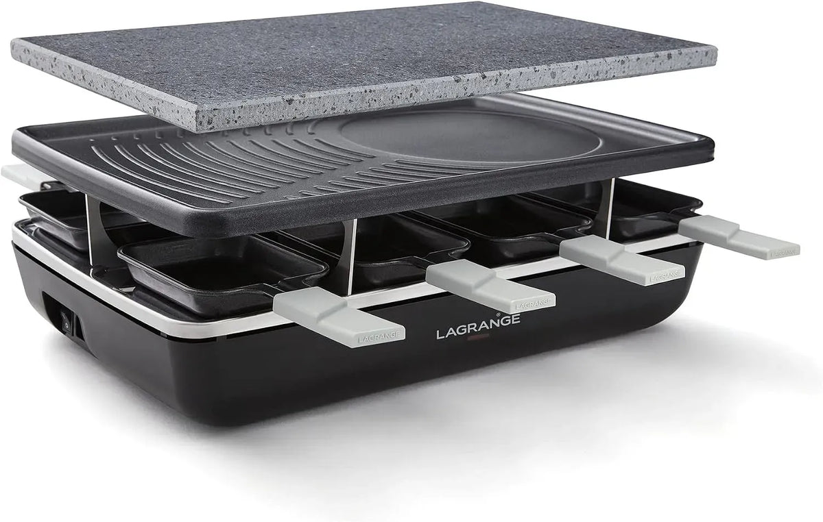 Grill, 1200 W, Pierre, Raclette Element Grill + Pierre de cuisson