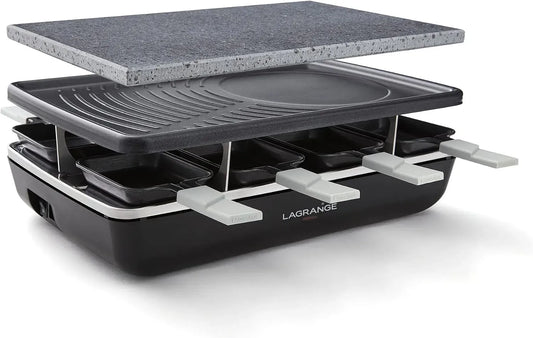 Grill, 1200 W, Pierre, Raclette Element Grill + Pierre de cuisson