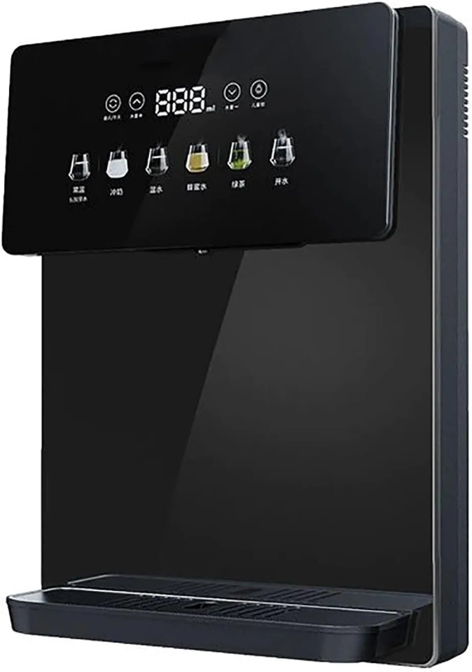 Radiateur électrique, 200 W, verrouillage, 2 zones de température, noir, 6 Températures et 4 Volumes d'eau