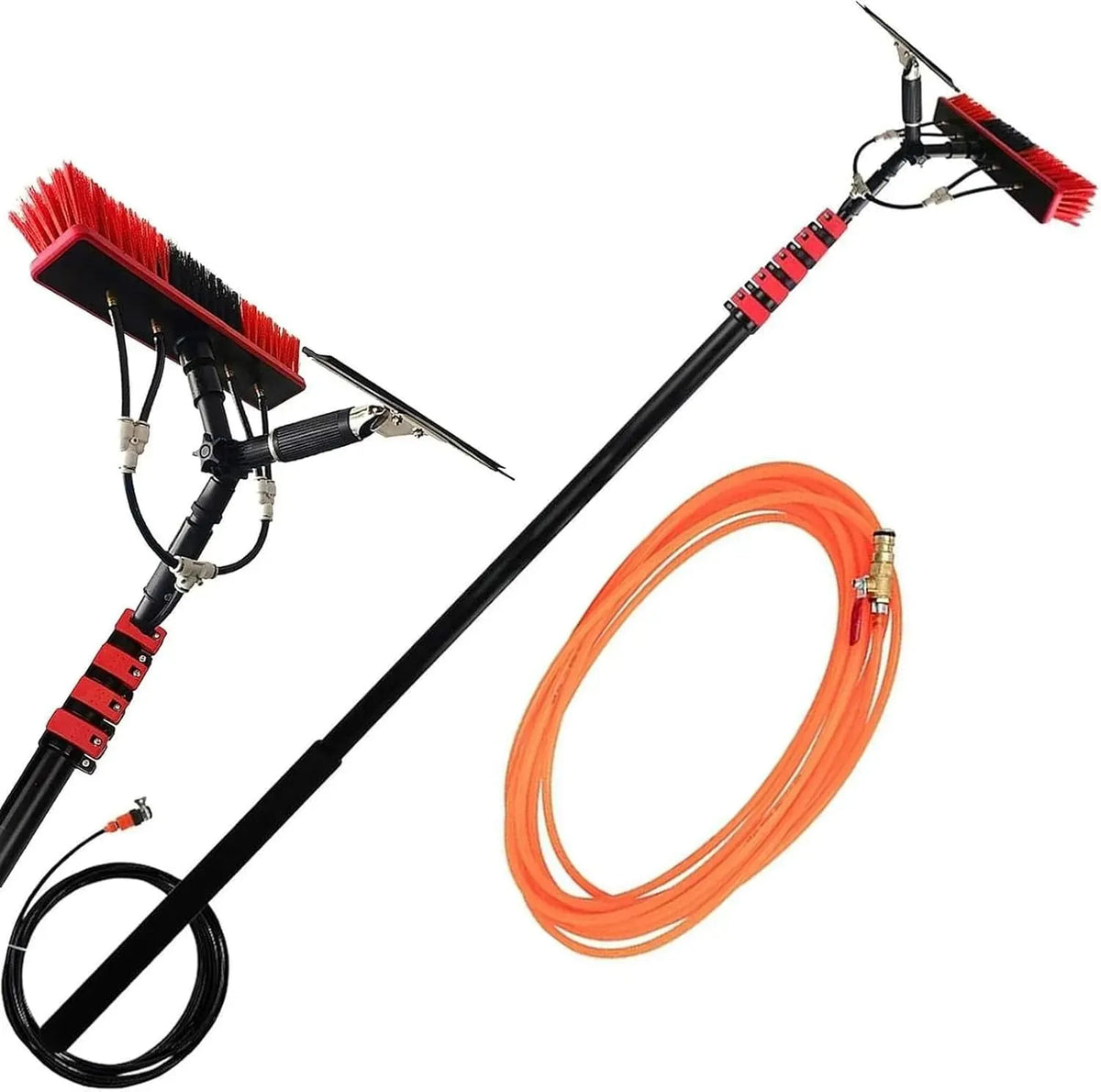 Nettoyeur haute pression, 35 cm, 3,6 m, appareil de lavage haute pression, Kit de nettoyage de vitres avec raclette en caoutchouc