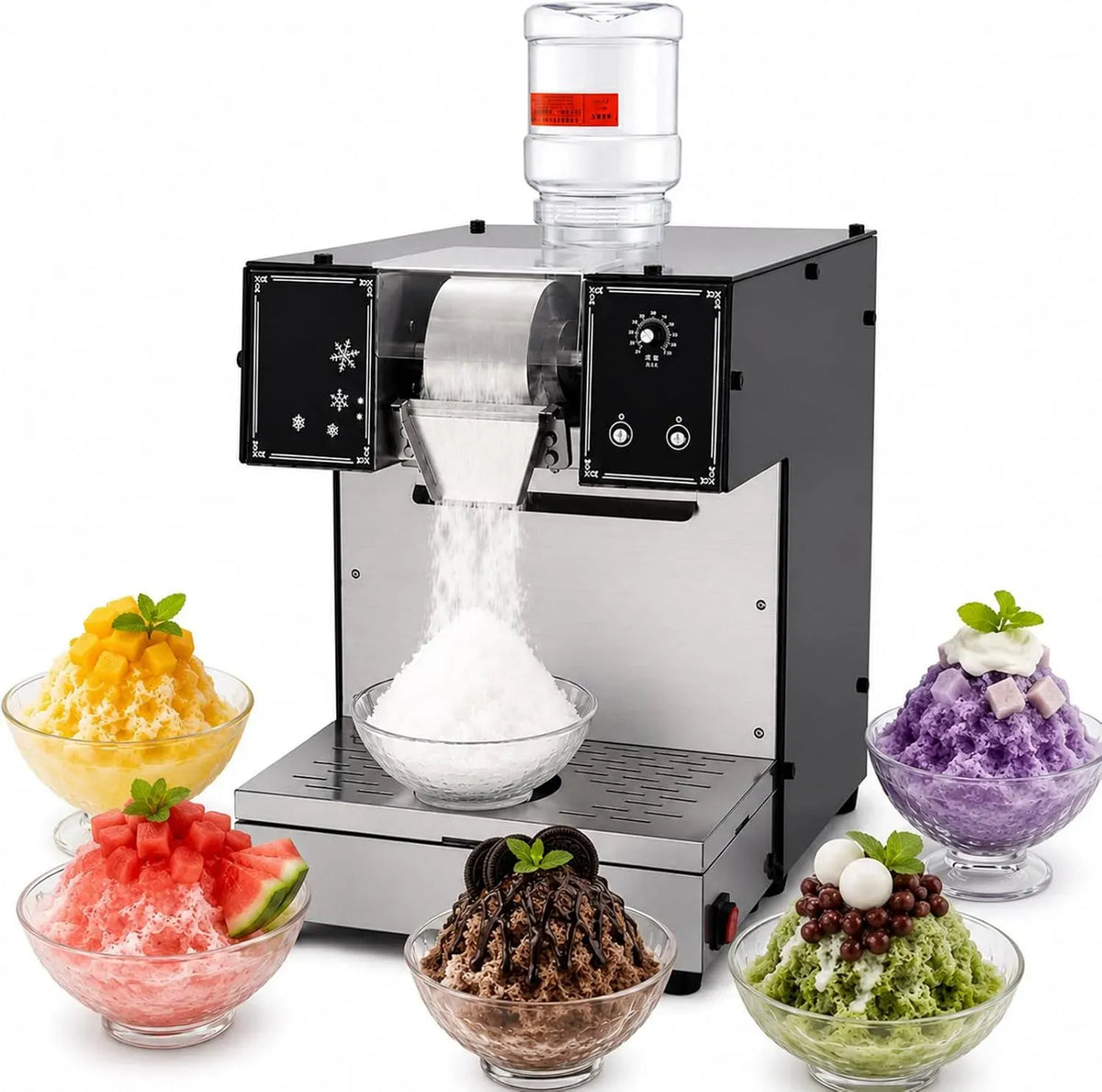 180kg/j Moteur, machine à glace et sorbet, 180 kg, tactile, décoration de salon, professionnel, silencieux, pour Salons de thé et buffets d'hôtel.