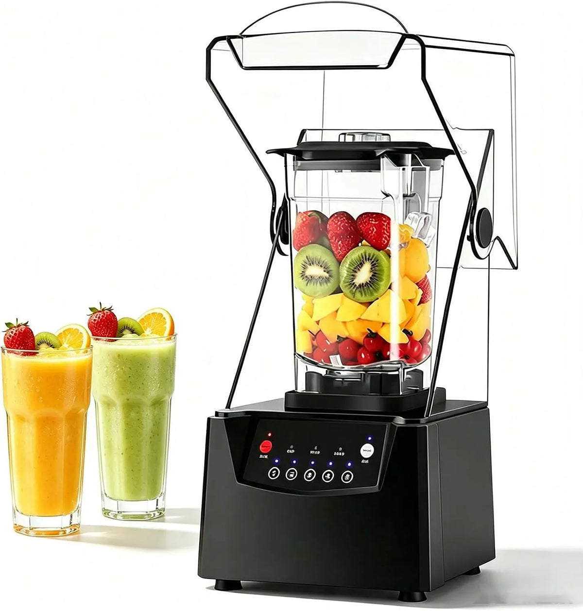 Machine À Lait, 2 L, 2200 W, professionnel, Mélangeur Commercial 2L