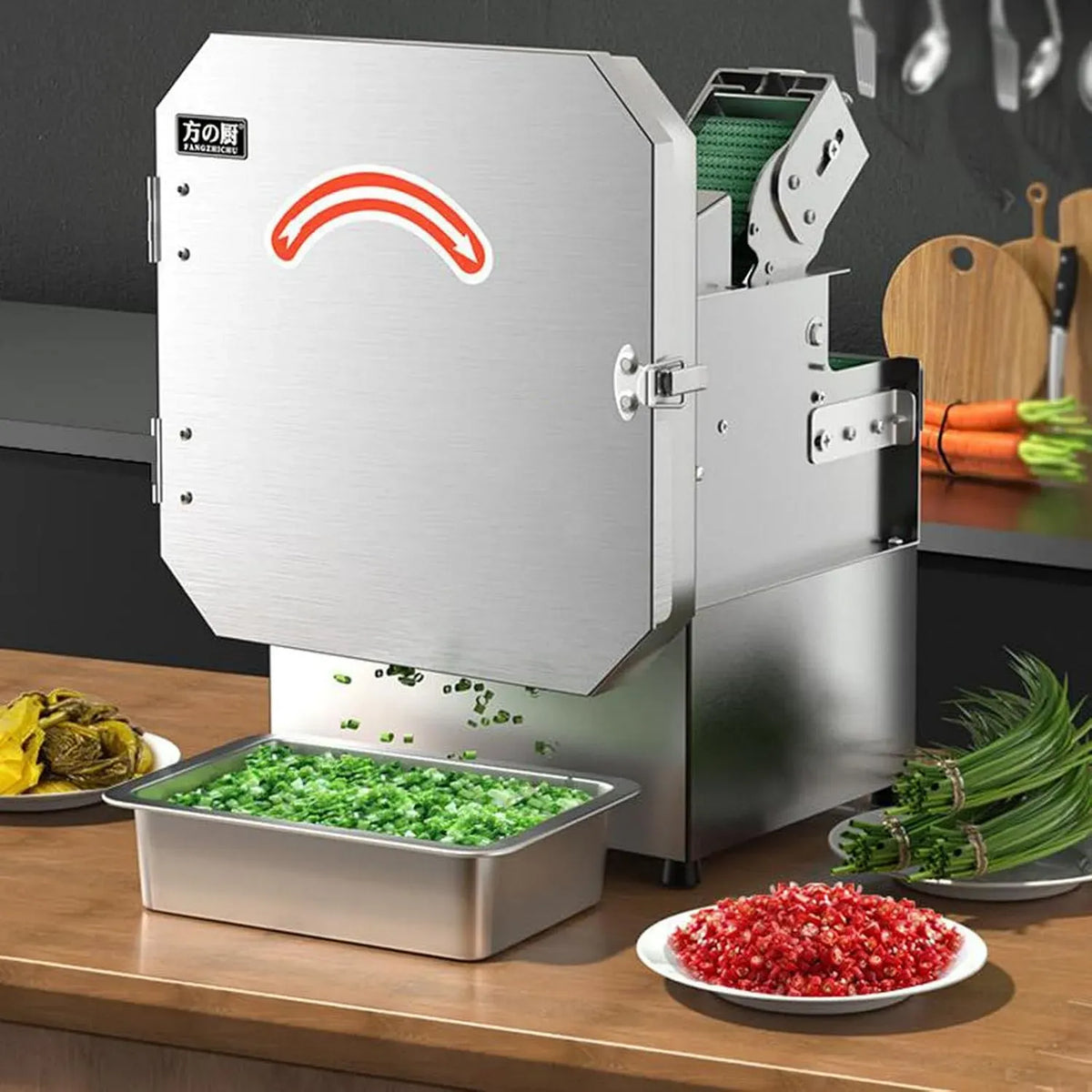 machine à couper, trancheuse alimentaire, professionnel, pour l'ail