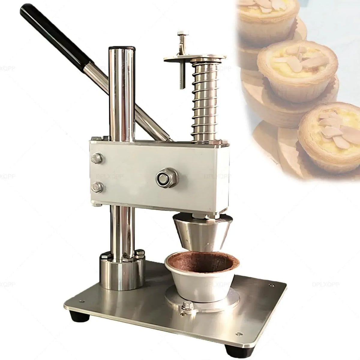 machine à tartelettes, Presse, stable, professionnel, acier inoxydable, pour tartes cohérentes